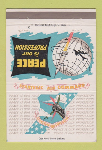 Matchbook Cover - Strategic Air Command  40 Strike