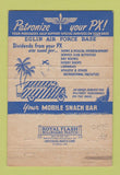Matchbook Cover - Eglin Air Force Base FL Safety  40 Strike