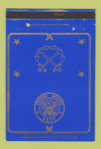 Matchbook Cover - United States Navy postcard 40 Strike