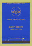 Matchbook Cover - Camp Sibert AL US Army postcard 40 Strike