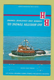 Matchbook Cover - Bay Houston Towing Houston Galveston Freeport TX 40 Strike