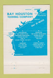 Matchbook Cover - Bay Houston Towing Houston Galveston Freeport TX 40 Strike