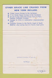 Matchbook Cover - Grace Line Cruise 40 Strike