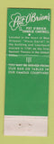 Matchbook Cover - Pat O'Brien's New Orleans LA