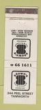Matchbook Cover - Brown's Beef and Barramundi Tamworth Australia WEAR