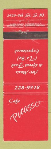 Matchbook Cover - Cafe Picasso WEAR