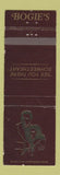 Matchbook Cover - Bogie's Restaurant Tyngsboro MA WEAR