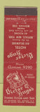 Matchbook Cover - Victor Hugo Hotel Buffalo NY WEAR