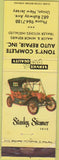 Matchbook Cover - Tony's Auto Repair Union NJ