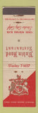 Matchbook Cover - Robin Hood Restaurant Studio City CA WEAR