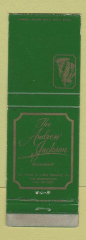 Matchbook Cover - Andrew Jackson Restaurant New Orleans LA
