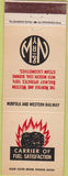 Matchbook Cover - Norfolk Western Railway Steam Locomotives