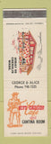 Matchbook Cover - Kit Carson Cafe Chehalis WA