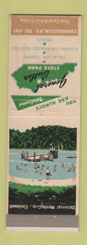 Matchbook Cover - General Butler State Park Carrollton KY