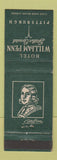 Matchbook Cover - Hotel William Penn Statler Pittsburgh PA
