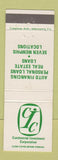 Matchbook Cover - Continental Investment Corp Memphis TN WEAR