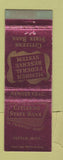 Matchbook Cover - Citizens State Bank Tupelo MS