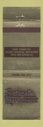 Matchbook Cover - Fontanelle Restaurant Columbus OH