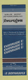 Matchbook Cover - Evinrude Boat Motors Les Bauxbateaux Lauzon QC