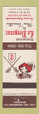 Matchbook Cover - Restaurant Le Bergerac Montreal QC
