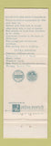Matchbook Cover - Washington Savings and Loan Hollywood CA George