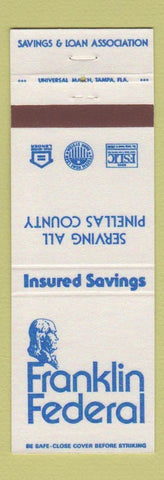 Matchbook Cover - Franklin Federal Savings Loan St Petersburg FL Benjamin