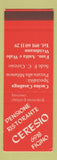 Matchbook Cover - Pensione Ristorante Ceresio Weidmann Sala Banchetti SAMPLE