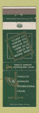 Matchbook Cover - Tobacco Workers International Union Washington DC