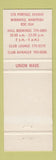 Matchbook Cover - Steelworkers Union Winnipeg MB