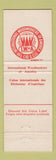 Matchbook Cover - CLC CTC Union Canadian Ottawa ON WEAR