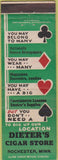 Matchbook Cover - Dieter's Cigar Store Rochester MN