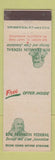 Matchbook Cover - Ben Franklin Federal Savings and Loan St Paul Minneapolis MN