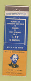 Matchbook Cover - Union? Brazil Semana de Goncalves Dias