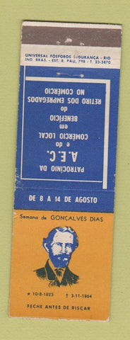 Matchbook Cover - Union? Brazil Semana de Goncalves Dias