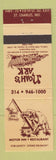 Matchbook Cover - Noah's Ark Restaurant Motor Inn ST Charles MO