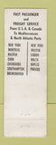 Matchbook Cover - Greek Line Cruise Shipping WEAR