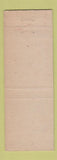 Matchbook Cover - Benjamin Franklin Hotel Philadelphia PA