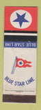Matchbook Cover - Blue Star Line Cruise Ship Shipping? WEAR