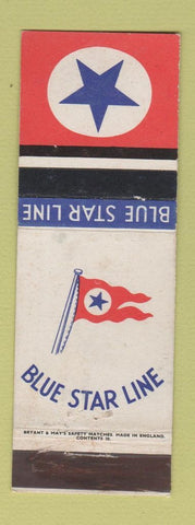 Matchbook Cover - Blue Star Line Cruise Ship Shipping? WEAR