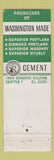 Matchbook Cover - Superior Portland Cement Seattle WA