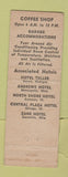Matchbook Cover - Hotel Robert E Lee San Antonio TX WEAR