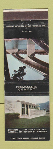 Matchbook Cover - Premanente Cement Concrete Los Angeles CA WEAR