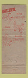 Matchbook Cover - Pettis Cement Mix Montreal QC