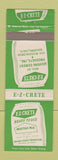 Matchbook Cover - EZ Crete Concrete Mortar Mix Solvang CA