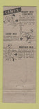 Matchbook Cover - Ciment Concrete Montreal QC WEAR