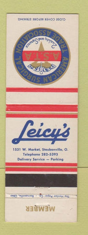 Matchbook Cover - Leicy's Steubenville OH Surgical Trade Association
