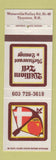 Matchbook Cover - William Tell Restaurant Thornton NH