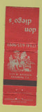 Matchbook Cover - Don Diego's Mexican Restaurant Anaheim CA