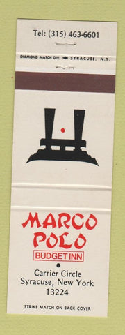 Matchbook Cover - Marco Polo Budget Inn Syracuse NY