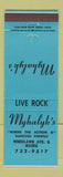 Matchbook Cover - Myhalyk's Club Elmira NY Music Venue